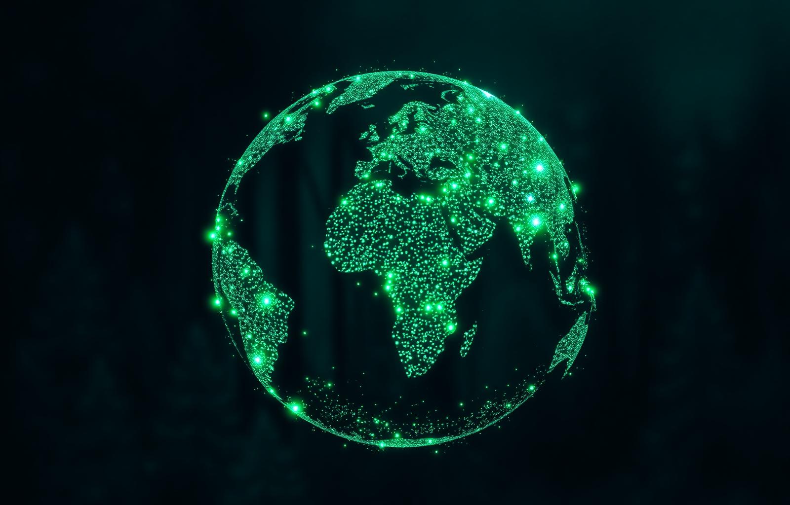 Carbon emissions visualization across the globe